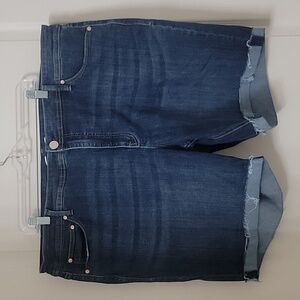 Seven7 Size 24 Denim Bermuda Shorts, Cuffed Hem, Gently Used Condition